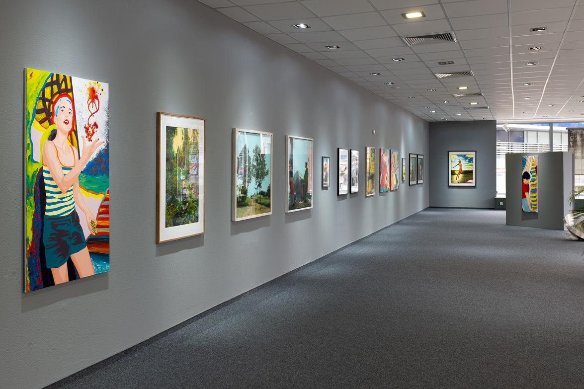 FLORIAN MERKEL. ATTACKE. MALEREI UND FOTOARBEITEN. >>>> bis zum 8. Mai